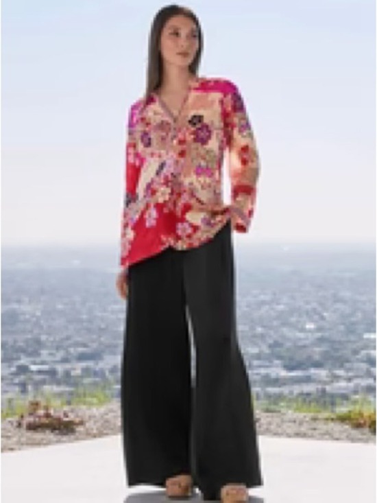 Johnny Was Tops - Johnny Was Yama Kels Silk Tunic